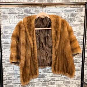Vintage 1950/1960s Real Mink Fur Stoll